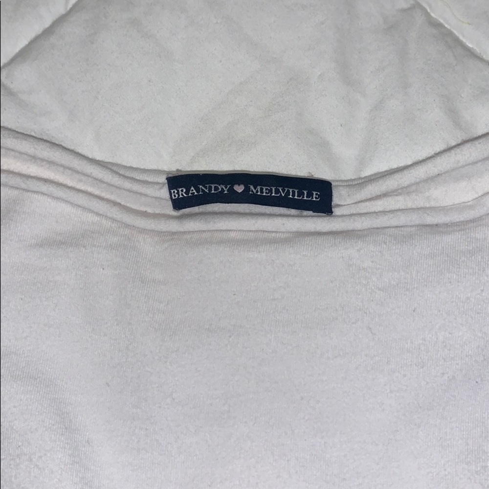 White long sleeve Brandy Melville shirt